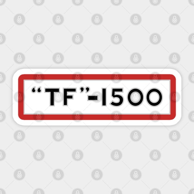 MG TF 1500 Badge Sticker by Tomorrowland Arcade